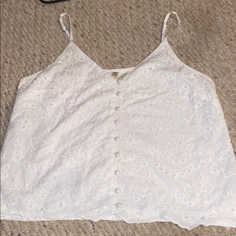 White tank top